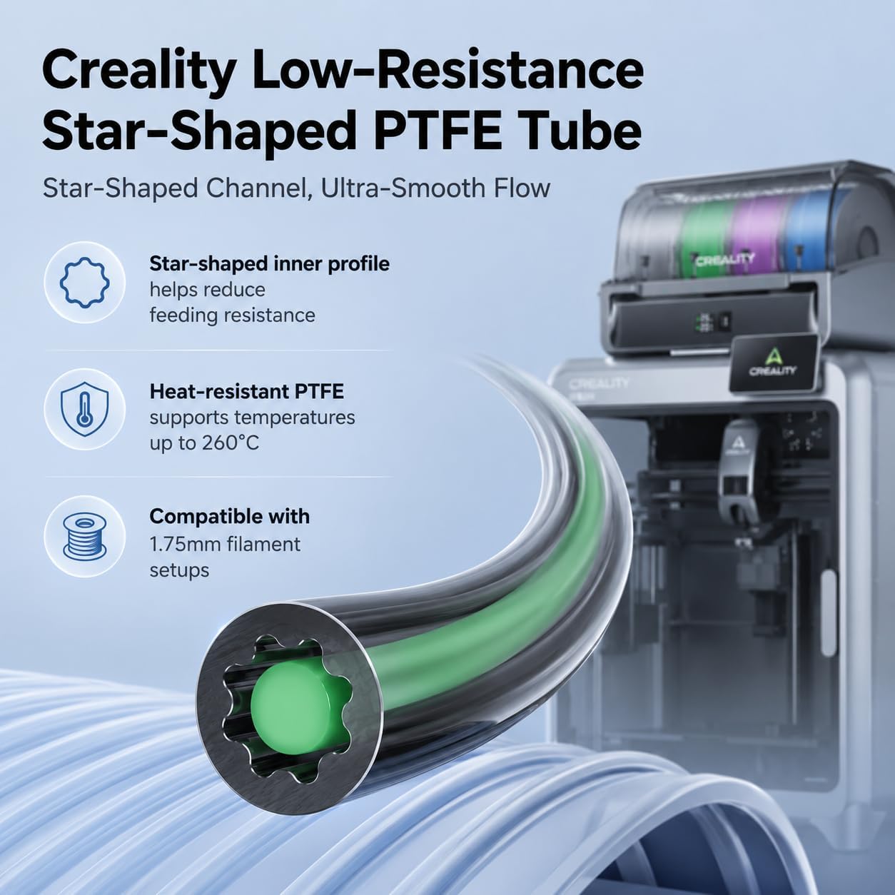 ท่อ PTFE ของแท้จาก Creality ช่ - Ptfe Tape Thread บทวิจารณ์และราคา